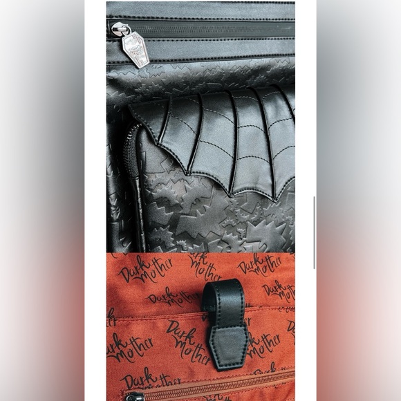 Bat Black Backpack - Picture 3 of 10